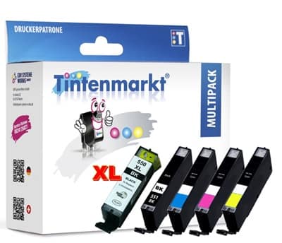 Multipack Druckerpatronen vom Tintenmarkt